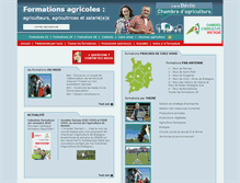 Tablet Screenshot of formation-agriculteurs35.com